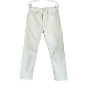 Levi’s Premium Wedgie Straight Corduroy Light Minty Green High Waist Pants sz 30